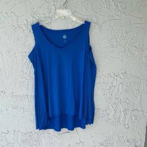 REDUCED! SO off the shoulder royal blue top